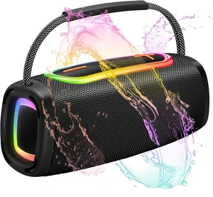 Bluetooth Speaker Portable, BT5.4, 60W Punchy Bass, 66MM Speaker Diameter Wireless Speakers Clear Treble, 36H Playtime, IP6 Waterproof, RGB Multi-Color Rhythm Lights, Outdoor, Party, Beach Bluetooth Speaker Portable, BT5.4, 60W Punchy Bass, 66MM Speaker Diameter Wireless Speakers Clear Treble, 36H Playtime, IP6 Waterproof, RGB Multi-Color Rhythm Lights, Outdoor, Party, Beach