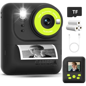 Kids Instant Print Camera Toys,1080P HD Toddler Digital Video Camera,Birthday for Girls Boys Age 3-12 Year Old - TF Card Included (Black) Kids Instant Print Camera Toys,1080P HD Toddler Digital Video Camera,Birthday for Girls Boys Age 3-12 Year Old - TF Card Included (Black)
