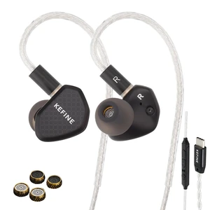 Klean Hi-Fi in Ear Monitor, Wired Gaming Earbuds, 10mm DLC Diaphragm Dynamic Driver, Wired Earphones, Interchangeable Tuning Nozzles, HiFi IEM for Audiophile, Musician & Gaming(with Mic USB-C) Klean Hi-Fi in Ear Monitor, Wired Gaming Earbuds, 10mm DLC Diaphragm Dynamic Driver, Wired Earphones, Interchangeable Tuning Nozzles, HiFi IEM for Audiophile, Musician & Gaming(with Mic USB-C)