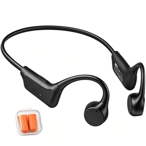 Bone Conduction Headphones, OpenEar Bluetooth Wireless Sports Earphones IPX5 Waterproof Openear design lets you hear surroundings, lightweight secure fit for running, gym and daily commute Bone Conduction Headphones, OpenEar Bluetooth Wireless Sports Earphones IPX5 Waterproof Openear design lets you hear surroundings, lightweight secure fit for running, gym and daily commute