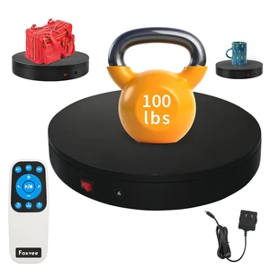 Remote-Controlled Motorized Turntable,Motorized Rotating Display Stand,Speed-Adjustable Rotating Platform,Multi-Mode 360° Photography Turntable for 3D Scan,Photography,Showcase(7.87inch/Black) Remote-Controlled Motorized Turntable,Motorized Rotating Display Stand,Speed-Adjustable Rotating Platform,Multi-Mode 360° Photography Turntable for 3D Scan,Photography,Showcase(7.87inch/Black)