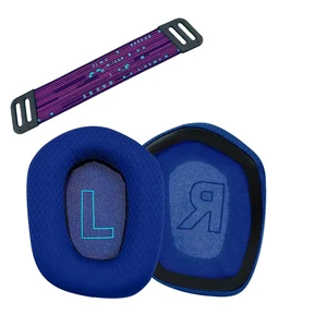 Replacement Earpads for Logitech G733 G535 G335 Lightspeed Wireless Gaming Headset, Ear Pads Cushions with Comfort Noise Isolation Foam (Blue) Replacement Earpads for Logitech G733 G535 G335 Lightspeed Wireless Gaming Headset, Ear Pads Cushions with Comfort Noise Isolation Foam (Blue)