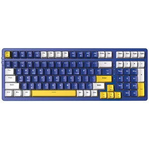 Wireless Mechanical Keyboard, Triple Mode 2.4G/USB-C/BT Gaming Keyboards 100 Keys Ice-Blue Backlit, Brown Switch Keyboard Rechargeable Mechanical Gaming Keyboards Blue/White/Yellow Wireless Mechanical Keyboard, Triple Mode 2.4G/USB-C/BT Gaming Keyboards 100 Keys Ice-Blue Backlit, Brown Switch Keyboard Rechargeable Mechanical Gaming Keyboards Blue/White/Yellow