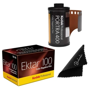 Kodak Portra 400 & Ektar 100 35mm Film Bundle 2 Pack 36exp for 35mm Film Camera Bundled with Premium Microfiber Cloth Kodak Portra 400 & Ektar 100 35mm Film Bundle 2 Pack 36exp for 35mm Film Camera Bundled with Premium Microfiber Cloth