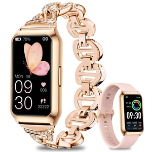 Smart Watch,Fitness Tracker Watch 7 Day+ Battery with Heart Rate/Step Counter/Calories/SPO2/Sleep Monitor,IP68 Fitness Smart Watches for Women (Rosegold, 1.47inch) Smart Watch,Fitness Tracker Watch 7 Day+ Battery with Heart Rate/Step Counter/Calories/SPO2/Sleep Monitor,IP68 Fitness Smart Watches for Women (Rosegold, 1.47inch)