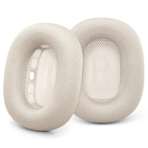 Upgraded Ear Cushions Replacement Earpads for AirPods Max 1 & 2 Headphones, Mesh Fabric Ear Pads Ear Covers Cups with Memory Foam and Magnet for AirPods Max (Starlight) Upgraded Ear Cushions Replacement Earpads for AirPods Max 1 & 2 Headphones, Mesh Fabric Ear Pads Ear Covers Cups with Memory Foam and Magnet for AirPods Max (Starlight)