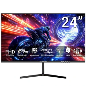 24 inch 240Hz Gaming Monitor with Speaker, 1080p Fast IPS Computer Monitor, FreeSync, 99% sRGB, HDR, Low Blue Light, 3-Sided Frameless, VESA, HDMI, Display Port for Gaming, Home Office Working 24 inch 240Hz Gaming Monitor with Speaker, 1080p Fast IPS Computer Monitor, FreeSync, 99% sRGB, HDR, Low Blue Light, 3-Sided Frameless, VESA, HDMI, Display Port for Gaming, Home Office Working