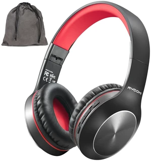 Bluetooth Headphones Over Ear,68H Playtime and 3 EQ Music Modes Wireless Headphones with Microphone/Deep Bass, HiFi Stereo Foldable Lightweight Headset for PC Home Travel Office (Black Red) Bluetooth Headphones Over Ear,68H Playtime and 3 EQ Music Modes Wireless Headphones with Microphone/Deep Bass, HiFi Stereo Foldable Lightweight Headset for PC Home Travel Office (Black Red)
