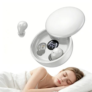 Sleep Earbuds, Invisible Mini Wireless Earbuds for Small Ear Canals, Ergonomic Bluetooth Earbuds with Premium Sound and One-Step Auto PairingWhite Sleep Earbuds, Invisible Mini Wireless Earbuds for Small Ear Canals, Ergonomic Bluetooth Earbuds with Premium Sound and One-Step Auto PairingWhite