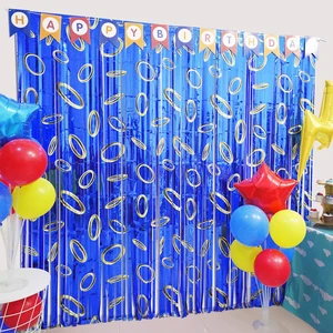 Cartoon Hedgehog Birthday Party Decoration, Including 2 Pack Ring Pattern Streamers, 21pcs Balloons & 1pcs Birthday Banner for Cartoon Hedgehog Themed Party Supplies Cartoon Hedgehog Birthday Party Decoration, Including 2 Pack Ring Pattern Streamers, 21pcs Balloons & 1pcs Birthday Banner for Cartoon Hedgehog Themed Party Supplies