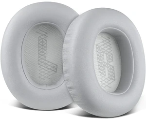 Replacement Ear Pads for JBL E65BTNC/Live 650BTNC/Live 770NC/Live 660NC/Duet NC Over-Ear Headphones, Earpads Cushions with Softer Leather, Noise Isolation Foam - Grey Replacement Ear Pads for JBL E65BTNC/Live 650BTNC/Live 770NC/Live 660NC/Duet NC Over-Ear Headphones, Earpads Cushions with Softer Leather, Noise Isolation Foam - Grey