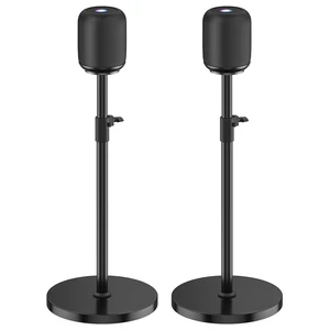 Heavy Duty Speaker Stands for HomePod 1 & 2, 2 Pack - Black Heavy Duty Speaker Stands for HomePod 1 & 2, 2 Pack - Black