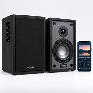 Classic B40A Powered Bluetooth Bookshelf Speaker Pair Black 1" Silk Dome Tweeter & 4" Woofer, Dolby Atmos & DTS:X Compatible, Bluetooth, True Hi-Fi Crossover Network Classic B40A Powered Bluetooth Bookshelf Speaker Pair Black 1" Silk Dome Tweeter & 4" Woofer, Dolby Atmos & DTS:X Compatible, Bluetooth, True Hi-Fi Crossover Network