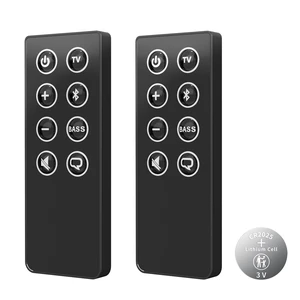 2PCS Replacement Remote Control for Bose Solo 5 10 15 Sound Bar, Compatible with Bose Solo 5 10 15 Series II TV Sound System 410376 418775 431974 845194 740928-1120 838309-1100 with CR2025 Battery 2PCS Replacement Remote Control for Bose Solo 5 10 15 Sound Bar, Compatible with Bose Solo 5 10 15 Series II TV Sound System 410376 418775 431974 845194 740928-1120 838309-1100 with CR2025 Battery