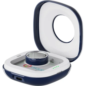 Portable Charging Case for Oura Ring Gen 4/5 Dock, 10 Charges, Blue Pocket-Sized Travel Holder Case (Sizes 615), 1-Hour USB-C Recharge, Clear LED Window, Magnetic Snap-Lock Dock Excluded Portable Charging Case for Oura Ring Gen 4/5 Dock, 10 Charges, Blue Pocket-Sized Travel Holder Case (Sizes 615), 1-Hour USB-C Recharge, Clear LED Window, Magnetic Snap-Lock Dock Excluded