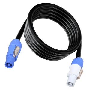 3 Pin PowerCon Power Cable AC PowerCon Input to Output 12AWG Power Extension Cable Fits for Stage Light,LED Screen Beam Moving Head Light, Audio Video Equipment and More (1.85M/6FT) 3 Pin PowerCon Power Cable AC PowerCon Input to Output 12AWG Power Extension Cable Fits for Stage Light,LED Screen Beam Moving Head Light, Audio Video Equipment and More (1.85M/6FT)