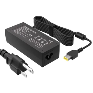 65W Laptop Charger Replacement for Lenovo Laptop Thinkpad Computer AC Power Adapter - Square Yellow Tip 65W Laptop Charger Replacement for Lenovo Laptop Thinkpad Computer AC Power Adapter - Square Yellow Tip