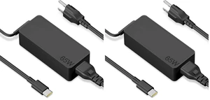 65W 45W Compatible with Lenovo Laptop Charger USB C fit for Thinkpad/Yoga/Chromebook Laptop,T480 T480S C930 C940 100e 300e 500e ADLX65YDC2A ADLX65YLC3D 4X20M26268 (Pack of 2) 65W 45W Compatible with Lenovo Laptop Charger USB C fit for Thinkpad/Yoga/Chromebook Laptop,T480 T480S C930 C940 100e 300e 500e ADLX65YDC2A ADLX65YLC3D 4X20M26268 (Pack of 2)