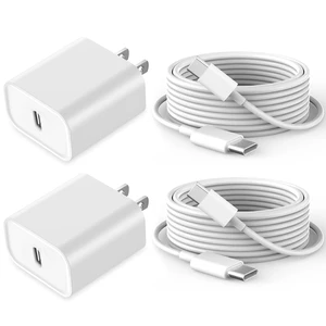 USB C Cable Fast Charging for iPhone 18 17 16 Charger,2Pack 20W USB C Charger Block iPhone Charging Cable Cord for iPhone 18/18 Pro/17 Air/17 Pro/17 Pro Max/16 Pro/16 Pro Max/15/15 Pro/15 Pro Max/iPad USB C Cable Fast Charging for iPhone 18 17 16 Charger,2Pack 20W USB C Charger Block iPhone Charging Cable Cord for iPhone 18/18 Pro/17 Air/17 Pro/17 Pro Max/16 Pro/16 Pro Max/15/15 Pro/15 Pro Max/iPad
