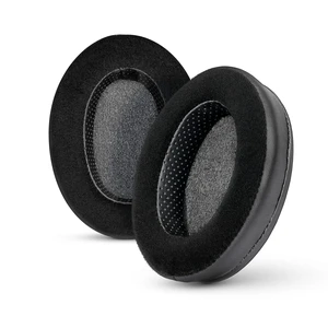 Hybrid Memory Foam Earpad - Black PU/Velour - Suitable for Large Over The Ear Headphones - AKG, HifiMan, ATH, Philips, Fostex Hybrid Memory Foam Earpad - Black PU/Velour - Suitable for Large Over The Ear Headphones - AKG, HifiMan, ATH, Philips, Fostex