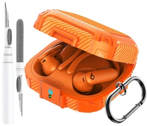 Compatible with Beats Powerbeats Pro 2 Case with Lock 2025, Rugged Shockproof Protective Hard New Powerbeat Pro2 Cover Skin with Carabiner&Cleaner Pen Men for Beat PowerBeat Pro 2 Earbuds,Orange Compatible with Beats Powerbeats Pro 2 Case with Lock 2025, Rugged Shockproof Protective Hard New Powerbeat Pro2 Cover Skin with Carabiner&Cleaner Pen Men for Beat PowerBeat Pro 2 Earbuds,Orange
