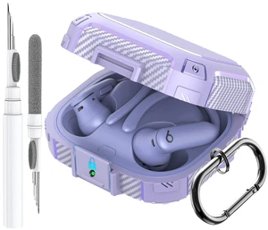 Compatible with Beats Powerbeats Pro 2 Case with Lock 2025, Rugged Shockproof Protective Hard New Powerbeat Pro2 Cover Skin with Carabiner&Cleaner Pen Men for Beat PowerBeat Pro 2 Earbuds,Hyper Purple Compatible with Beats Powerbeats Pro 2 Case with Lock 2025, Rugged Shockproof Protective Hard New Powerbeat Pro2 Cover Skin with Carabiner&Cleaner Pen Men for Beat PowerBeat Pro 2 Earbuds,Hyper Purple