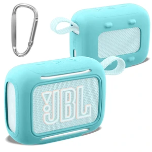 for JBL Go 5 Waterproof Bluetooth Speaker Silicone Cover, Mint Green Snug Fit, Portable Carabiner Clip, Shock Absorption, Drop Protection, Travel Lightweight Design, Protective Skin Case for JBL Go 5 Waterproof Bluetooth Speaker Silicone Cover, Mint Green Snug Fit, Portable Carabiner Clip, Shock Absorption, Drop Protection, Travel Lightweight Design, Protective Skin Case