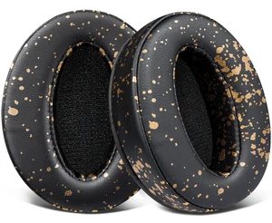 Earpads Replacement for Sennheiser HD 4.50BT/HD 4.50BTNC/HD4.50SE/HD4.40BT/HD4.30G/HD4.20S/HD458BT/HD 450/HD450BT/HD400S/HD350BT/Adapt 360(MB 360 UC)/Adapt 361 - Black Gold Earpads Replacement for Sennheiser HD 4.50BT/HD 4.50BTNC/HD4.50SE/HD4.40BT/HD4.30G/HD4.20S/HD458BT/HD 450/HD450BT/HD400S/HD350BT/Adapt 360(MB 360 UC)/Adapt 361 - Black Gold