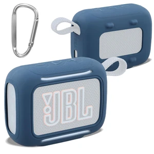 for JBL Go 5 Waterproof Bluetooth Speaker Silicone Cover, Blue Snug Fit, Portable Carabiner Clip, Shock Absorption, Drop Protection, Travel Lightweight Design, Protective Skin Case for JBL Go 5 Waterproof Bluetooth Speaker Silicone Cover, Blue Snug Fit, Portable Carabiner Clip, Shock Absorption, Drop Protection, Travel Lightweight Design, Protective Skin Case