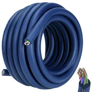 20 Feet 9-Conductor Speaker Cable, 16AWG 100% OFC, 4-Channel Speaker Wire and Remote Wire (16 Gauge) 20 Feet 9-Conductor Speaker Cable, 16AWG 100% OFC, 4-Channel Speaker Wire and Remote Wire (16 Gauge)