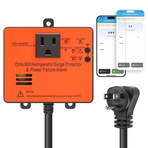 Wi-Fi Smart Power Failure Alarm with Surge Protector, Remotely Monitor and Control Your Refrigerator Via App, Ensuring The Safety of Refrigerator and Food Stored Inside Wi-Fi Smart Power Failure Alarm with Surge Protector, Remotely Monitor and Control Your Refrigerator Via App, Ensuring The Safety of Refrigerator and Food Stored Inside
