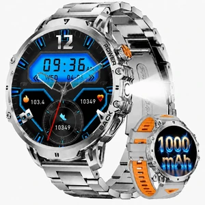 Smart Watches for Men, 1.85" HD, 1000mAh, IP68, 110+Sports, Silver Military Zinc-Alloy Case, 40-Day Standby, HD Display, Bluetooth Call, 24/7 SPO2/Heart Rate/Sleep Monitor, for Android/iOS Smart Watches for Men, 1.85" HD, 1000mAh, IP68, 110+Sports, Silver Military Zinc-Alloy Case, 40-Day Standby, HD Display, Bluetooth Call, 24/7 SPO2/Heart Rate/Sleep Monitor, for Android/iOS