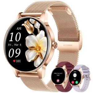 Smart Watch for Women(Answer/Make Calls), 1.27" HD Screen Fitness Tracker with Heart Rate/Sleep Monitor, 130+ Sport Modes IP68 Waterproof Activity Tracking, Smartwatch for Android Phones iPhone Smart Watch for Women(Answer/Make Calls), 1.27" HD Screen Fitness Tracker with Heart Rate/Sleep Monitor, 130+ Sport Modes IP68 Waterproof Activity Tracking, Smartwatch for Android Phones iPhone
