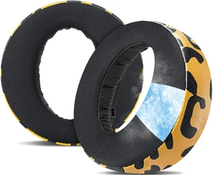 Earpads for Sony PS5 Pulse 3D Wireless Headset, Cooling Gel Replacement Ear Pad Cushions with Noise Isolation Foam - Tiger Stripes Earpads for Sony PS5 Pulse 3D Wireless Headset, Cooling Gel Replacement Ear Pad Cushions with Noise Isolation Foam - Tiger Stripes