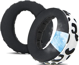 Earpads for Sony PS5 Pulse 3D Wireless Headset, Cooling Gel Replacement Ear Pad Cushions with Noise Isolation Foam - Snow Leopard Earpads for Sony PS5 Pulse 3D Wireless Headset, Cooling Gel Replacement Ear Pad Cushions with Noise Isolation Foam - Snow Leopard