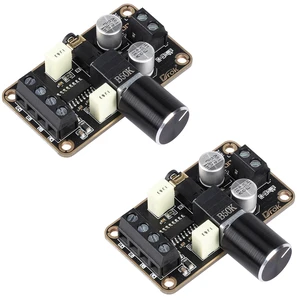 5W+5W Mini Amplifier Board 2pcs PAM8406 Audio Amplifier Board DC 5V Digital Stereo Power Amp 2.0 Dual Channel Class D Amplify Module for DIY Speaker Sound System 5W+5W Mini Amplifier Board 2pcs PAM8406 Audio Amplifier Board DC 5V Digital Stereo Power Amp 2.0 Dual Channel Class D Amplify Module for DIY Speaker Sound System