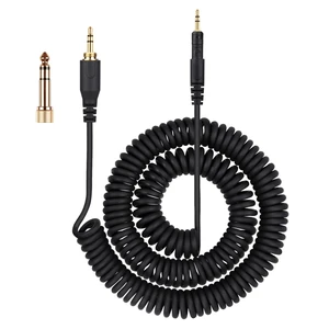 Coiled Audio Cable for ATH-M50X, ATH-M40X, ATH-M70X Gaming Headsets 2.5mm to 3.5mm Extension Aux Cord Wire, 5ft to 16ft Coiled Audio Cable for ATH-M50X, ATH-M40X, ATH-M70X Gaming Headsets 2.5mm to 3.5mm Extension Aux Cord Wire, 5ft to 16ft