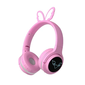 Kids Headphones Wireless, 7-Color LED Lights, 85dB Safe Volume 40H Playtime Ultra-Soft Over-Ear with Mic, Bluetooth 5.4, Wireless/Wired/FM/TF for School Travel Boys Girls Toddlers Gift Kids Headphones Wireless, 7-Color LED Lights, 85dB Safe Volume 40H Playtime Ultra-Soft Over-Ear with Mic, Bluetooth 5.4, Wireless/Wired/FM/TF for School Travel Boys Girls Toddlers Gift