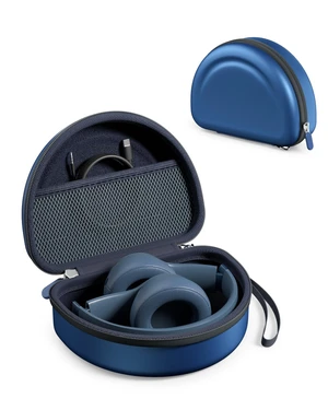 Hard Case for Beats Solo 4/Solo 3 & Studio Pro/Studio 3 -Navy EVA Shockproof Hard Shell, Mesh Pocket for Cables, Portable Travel Storage Bag with Hand Strap, Lightweight Carrying Case Hard Case for Beats Solo 4/Solo 3 & Studio Pro/Studio 3 -Navy EVA Shockproof Hard Shell, Mesh Pocket for Cables, Portable Travel Storage Bag with Hand Strap, Lightweight Carrying Case