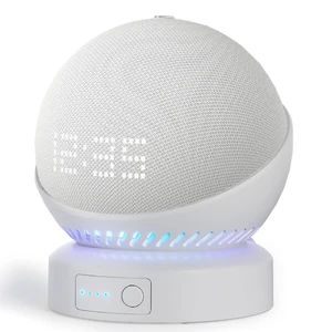 Battery Base for Echo dot 5th Generation Portable Echo Dot 4th Generation and Homepod Mini Battery Stand Accessories not Including the Speaker(White) Battery Base for Echo dot 5th Generation Portable Echo Dot 4th Generation and Homepod Mini Battery Stand Accessories not Including the Speaker(White)