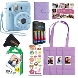 INSTAX Mini 12 Holiday Bundle 2025 with Extra Instax Mini Film + 4 Pk AA Batteries & Sunshine Photo Microfiber Cleaning Cloth (10 Items) (20 Sheets, Pastel Blue) INSTAX Mini 12 Holiday Bundle 2025 with Extra Instax Mini Film + 4 Pk AA Batteries & Sunshine Photo Microfiber Cleaning Cloth (10 Items) (20 Sheets, Pastel Blue)