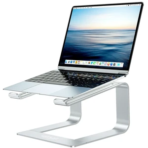 Laptop Stand for Desk, Silver, Up to 15.6" Laptop Ergonomic Computer Stand Riser Holder for MacBook Air Pro, Dell, HP, Lenovo, Samsung, Alienware Laptop Stand for Desk, Silver, Up to 15.6" Laptop Ergonomic Computer Stand Riser Holder for MacBook Air Pro, Dell, HP, Lenovo, Samsung, Alienware