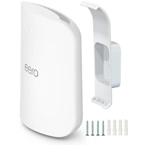 Wall Mount Holder Compatible with eero Max 7 (1 Pack) Sturdy ABS Construction, Hidden Router Cable, Space Saving, Screw-Mounted, Clean Wall Setup, Stand Bracket for eero Max 7 Wall Mount Holder Compatible with eero Max 7 (1 Pack) Sturdy ABS Construction, Hidden Router Cable, Space Saving, Screw-Mounted, Clean Wall Setup, Stand Bracket for eero Max 7