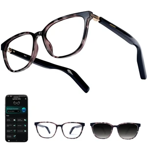 Ai Smart Glasses Men Women with Real-Time Translation Color-Change Lens, Music & Calls w/Bluetooth 5.4, Al Voice & Meeting Assistant, Lightweight & Comfortable, Thin Temples Ai Smart Glasses Men Women with Real-Time Translation Color-Change Lens, Music & Calls w/Bluetooth 5.4, Al Voice & Meeting Assistant, Lightweight & Comfortable, Thin Temples