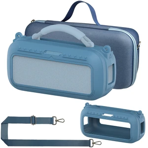 Protective Case for Bose SoundLink Max Portable Bluetooth Speaker Accessories Hard Carrying Case and Silicone Cover Combo with Carrying Strap (Blue Dusk) Protective Case for Bose SoundLink Max Portable Bluetooth Speaker Accessories Hard Carrying Case and Silicone Cover Combo with Carrying Strap (Blue Dusk)