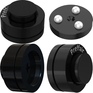 4 Pcs Turntable Anti-Vibration Isolation Feet Speaker Feet Isolators Subwoofer Shock Absorber Stand Speaker Cone Pads with Ceramic Beads for DAC Recorder, HiFi Amplifier (Aluminum Alloy) 4 Pcs Turntable Anti-Vibration Isolation Feet Speaker Feet Isolators Subwoofer Shock Absorber Stand Speaker Cone Pads with Ceramic Beads for DAC Recorder, HiFi Amplifier (Aluminum Alloy)