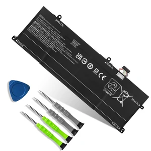 WE04XL Battery Replacement for HP Envy X360 16-AC 16-AD 2-in-1 Spectre X360 14-EU 2-in-1 Pavilion Plus 16-AB 16T-AB Pavilion Plus 14-ey 14-ew Series N39817-CF1 HSTNN-WB0F N39857-005 68Wh 7.72V WE04XL Battery Replacement for HP Envy X360 16-AC 16-AD 2-in-1 Spectre X360 14-EU 2-in-1 Pavilion Plus 16-AB 16T-AB Pavilion Plus 14-ey 14-ew Series N39817-CF1 HSTNN-WB0F N39857-005 68Wh 7.72V