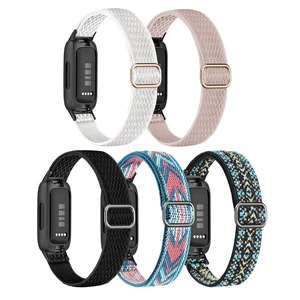 5 Pack Stretchy Nylon Compatible with Fitbit Inspire 3 Bands, Elastic Adjustable Soft Sport Strap Replacement Wristbands for Women & Men 5 Pack Stretchy Nylon Compatible with Fitbit Inspire 3 Bands, Elastic Adjustable Soft Sport Strap Replacement Wristbands for Women & Men