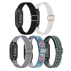 5 Pack Stretchy Nylon Compatible with Fitbit Inspire 3 Bands, Elastic Adjustable Soft Sport Strap Replacement Wristbands for Women & Men 5 Pack Stretchy Nylon Compatible with Fitbit Inspire 3 Bands, Elastic Adjustable Soft Sport Strap Replacement Wristbands for Women & Men