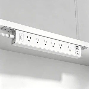 Mountable Power Strip, Wall Mount Surge Protector Power Strip with USB Ports, 6ft Flat Plug Extension Cord with Multiple Outlets for Under Desk/TV Behind Mountable Power Strip, Wall Mount Surge Protector Power Strip with USB Ports, 6ft Flat Plug Extension Cord with Multiple Outlets for Under Desk/TV Behind